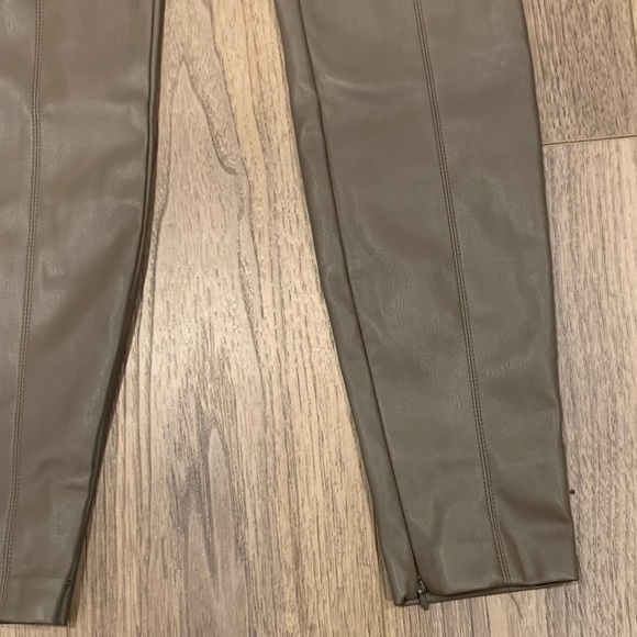 Zara Faux Leather Pants - Picture 3 of 4